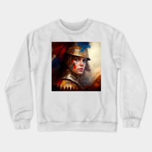 Powerful Medieval Warrior Woman #4 Crewneck Sweatshirt